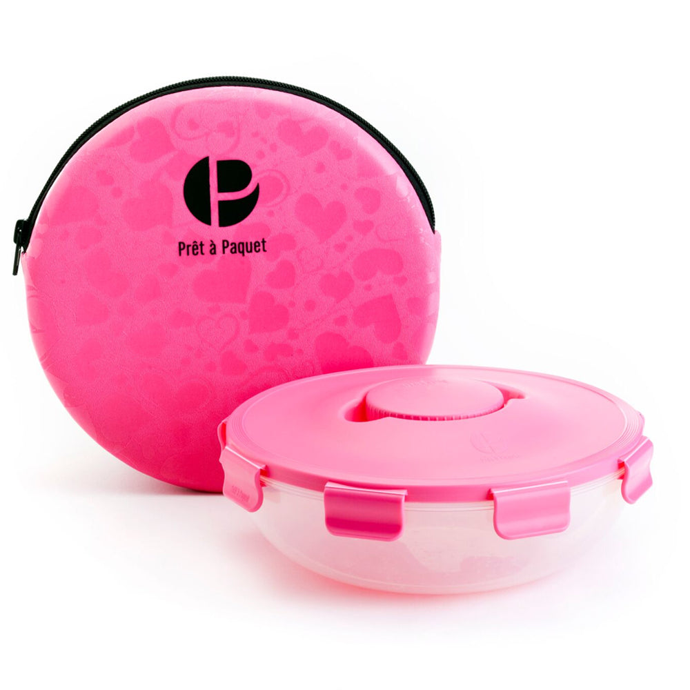 Salad/Pasta Lunch Box - Pink