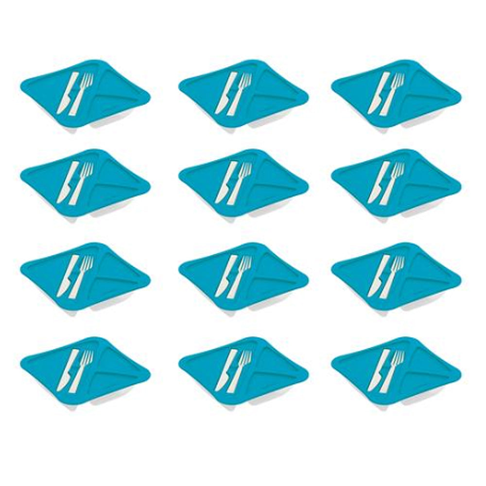 Lunch Box With Fork And Knife - Set of 2