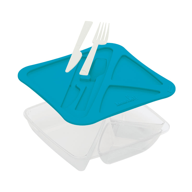 Lunch Box With Fork And Knife - Set of 2