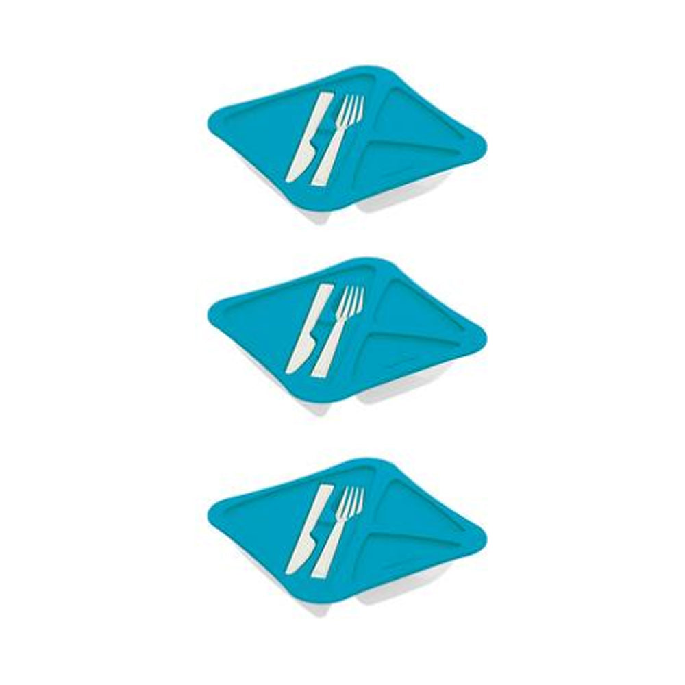 Lunch Box With Fork And Knife - Set of 2