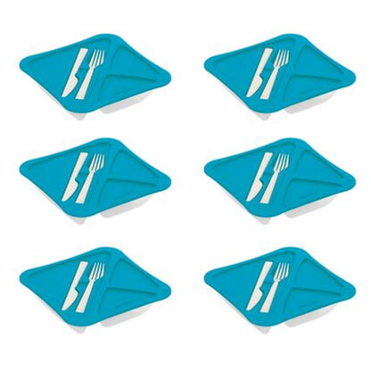 Lunch Box With Fork And Knife - Set of 2