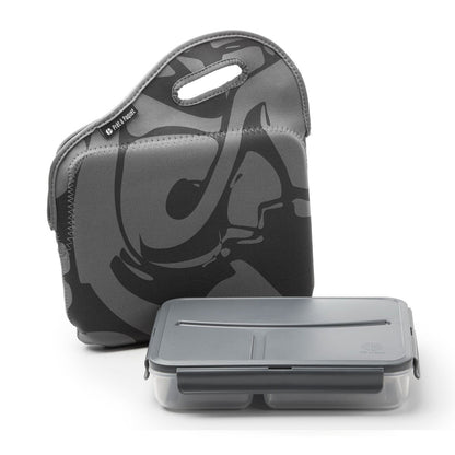 Black Lunch Box |  with handle